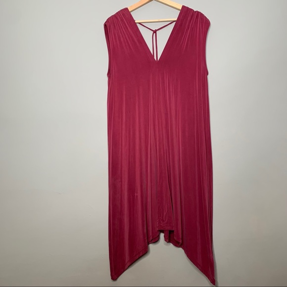 NWT eri + ali Pink Boho Midi Briella Tunic Dress S - Picture 12 of 12